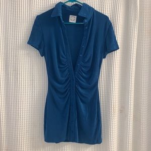 With Jéan BLUE DRESS